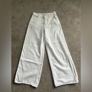 Madewell Women's wide leg White Jeans